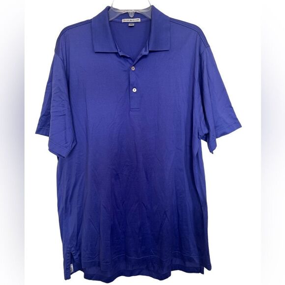 Peter Millar Other - Peter Millar Purple Short Sleeve Sporty Golf Casual Polo Shirt Size Large